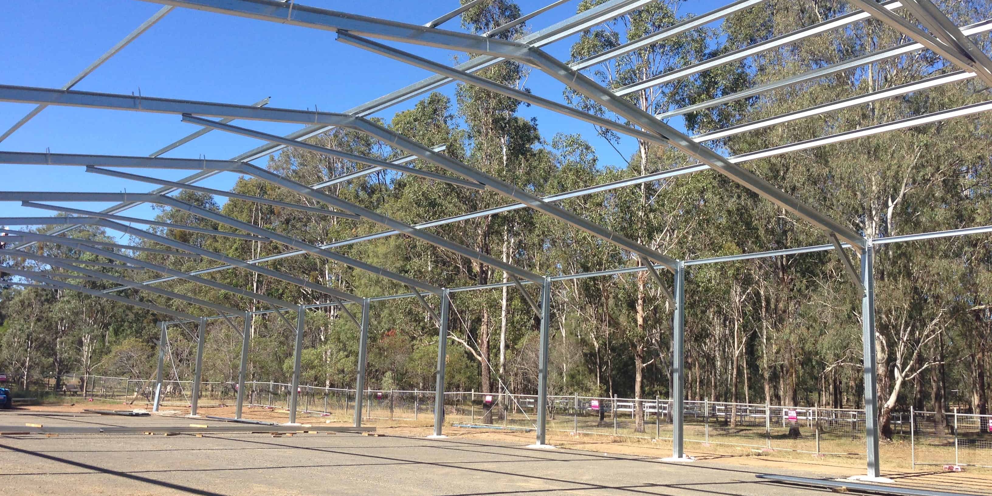 Custom Steel Building, Undercover Outdoor Arena